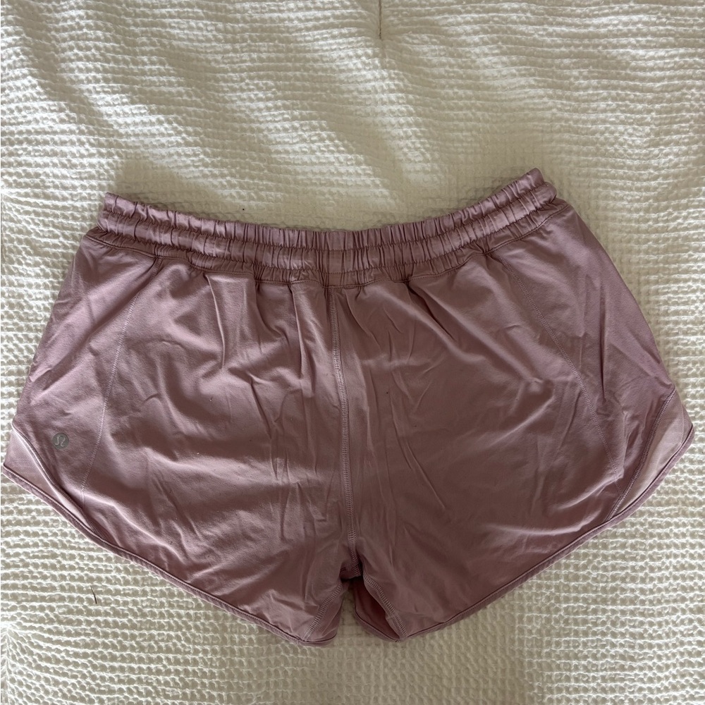 lululemon athletica Pink Athletic Shorts Lightweight Elastic Waist